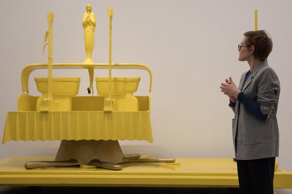 mumok: Bruno Gironcoli. In der Arbeit schüchtern bleiben (3.2. - 27.5.2018, Pressekonferenz / Kuratorinführung) https://www.mumok.at/de/ausstellungen | Foto: eSeL Foto: eSeL.at - Lorenz Seidler