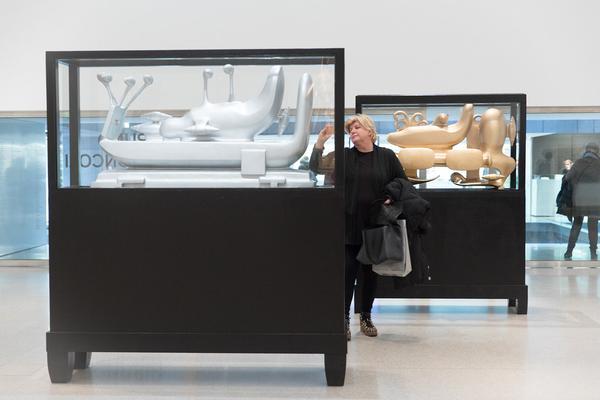 mumok: Bruno Gironcoli. In der Arbeit schüchtern bleiben (3.2. - 27.5.2018, Pressekonferenz / Kuratorinführung) https://www.mumok.at/de/ausstellungen | Foto: eSeL Foto: eSeL.at - Lorenz Seidler