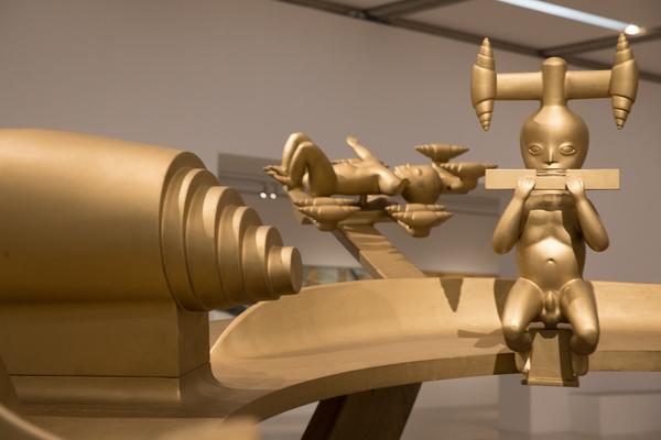 mumok: Bruno Gironcoli. In der Arbeit schüchtern bleiben (3.2. - 27.5.2018, Pressekonferenz / Kuratorinführung) https://www.mumok.at/de/ausstellungen | Foto: eSeL Foto: eSeL.at - Lorenz Seidler