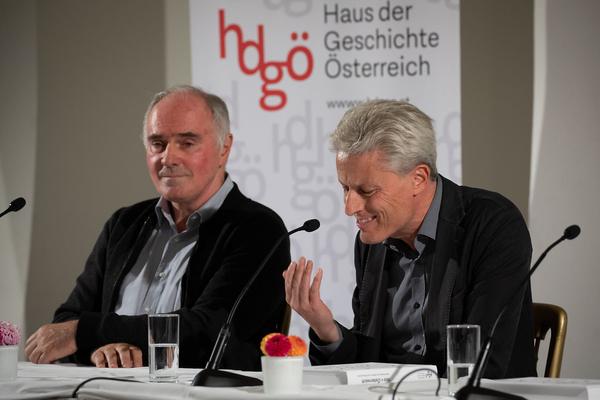 Haus der Geschichte Österreich: Buchpräsentation: 100x Österreich – Neue Essays aus Literatur und Wissenschaft (16.10.2018, Camineum der OeNB) xhttps://esel.cc/hdgoe_100xOE | Foto: eSeL Foto: eSeL.at - Lorenz Seidler