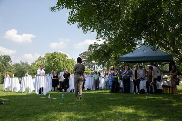 Kunst im öffentlichen Raum Niederösterreich: Counterpoints II – Kunst im Park 2018 (27.5.2018) https://esel.at/termin/96577 | Foto: eSeL Foto: eSeL.at - Lorenz Seidler