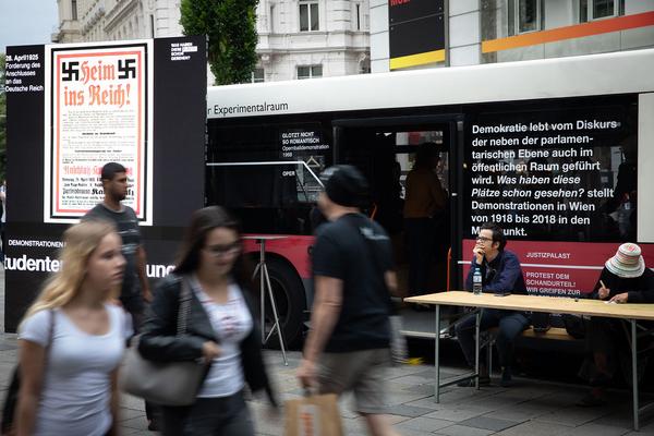 Was haben diese PLÄTZE schon gesehen?  Demonstrationen in Wien von 2018 - 2018 (14.6.2018) http://www.plaetze.at | Fotos: eSeL & MVD Foto: eSeL.at