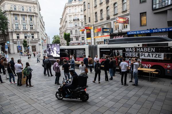 Was haben diese PLÄTZE schon gesehen?  Demonstrationen in Wien von 2018 - 2018 (14.6.2018) http://www.plaetze.at | Fotos: eSeL & MVD Foto: eSeL.at