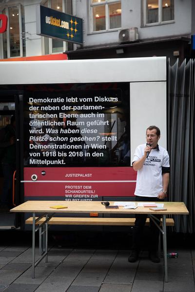 Was haben diese PLÄTZE schon gesehen?  Demonstrationen in Wien von 2018 - 2018 (14.6.2018) http://www.plaetze.at | Fotos: eSeL & MVD Foto: eSeL.at