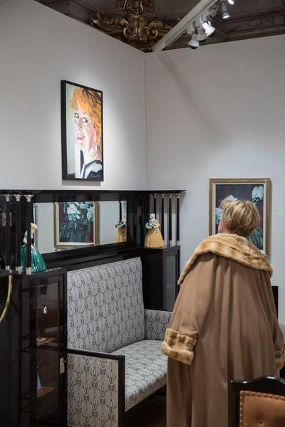Palais Niederösterreich: Clemens Kindermann @ Galerie Susanne Bauer -  WIKAM - Wiener Kunst & Antiquitätenmesse (24.2. - 4.3.2018) http://ferstel.wikam.at | Foto: eSeL Foto: eSeL.at - Lorenz Seidler