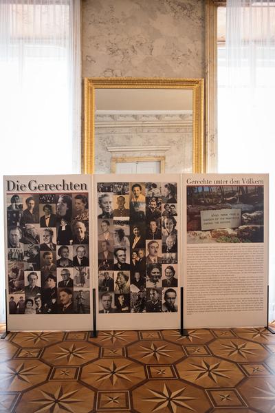 Hofburg: Die Gerechten - Aussstellng Gedenkakt anl. 80. Jahrestages des „Anschlusses“ (12.3.2018) https://www.volkskundemuseum.at/diegerechten |  Fotos: eSeL.at - Lorenz Seidler Foto: eSeL.at - Lorenz Seidler