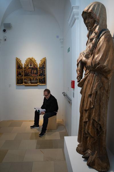 Dom Museum Wien: DOMerstagabend -  an_dacht ] WIEN Literaturprojekt (5.4.2018) http://www.dommuseum.at/de/besuch/?kid=56&a=d | Foto: eSeL Foto: eSeL.at - Lorenz Seidler