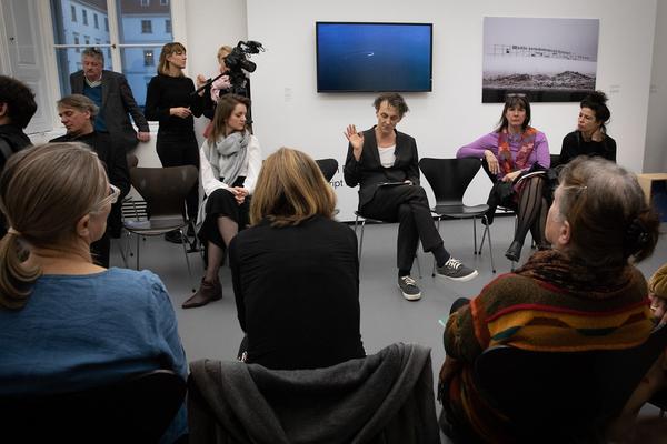 Dom Museum Wien: DOMerstagabend -  an_dacht ] WIEN Literaturprojekt (5.4.2018) http://www.dommuseum.at/de/besuch/?kid=56&a=d | Foto: eSeL Foto: eSeL.at - Lorenz Seidler