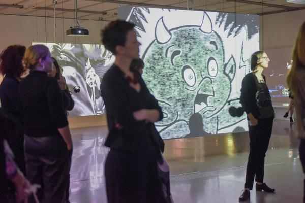 mumok: Doppelleben. Bildende Künstler_innen machen Musik (23.6. - 11.11.2018, Presseführung) https://www.mumok.at/de/events/doppelleben | Foto: eSeL Foto: eSeL.at - Joanna Pianka