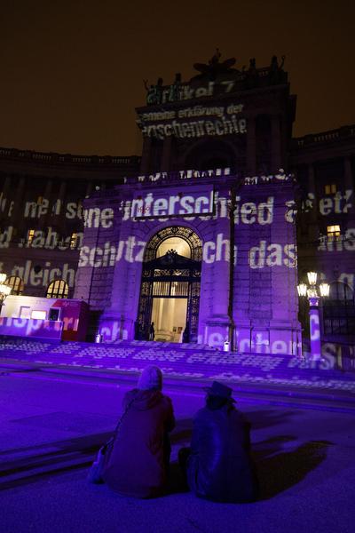 Haus der Geschichte Österreich: Multimediale Performance by Aiko & Starsky - Eröffnung Haus der Geschichte Österreich (10.11.2018) http://hdgoe.at | Foto: eSeL Foto: eSeL.at - Lorenz Seidler