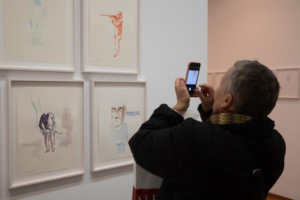 Albertina: Peace & Plenty (21.11.2018 - 10.2.2019, Pressekonferenz) https://2018.viennaartweek.at/de/program/eroeffnung-erwin-wurm-peace-plenty | Foto: eSeL Foto: eSeL.at - Lorenz Seidler