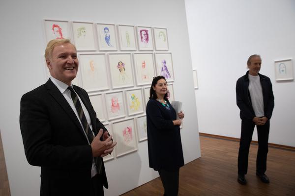 Albertina: Peace & Plenty (21.11.2018 - 10.2.2019, Pressekonferenz) https://2018.viennaartweek.at/de/program/eroeffnung-erwin-wurm-peace-plenty | Foto: eSeL Foto: eSeL.at - Lorenz Seidler