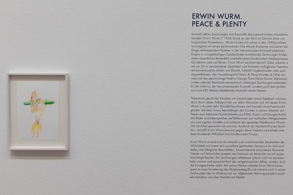 Albertina: Peace & Plenty (21.11.2018 - 10.2.2019, Pressekonferenz) https://2018.viennaartweek.at/de/program/eroeffnung-erwin-wurm-peace-plenty | Foto: eSeL Foto: eSeL.at - Lorenz Seidler