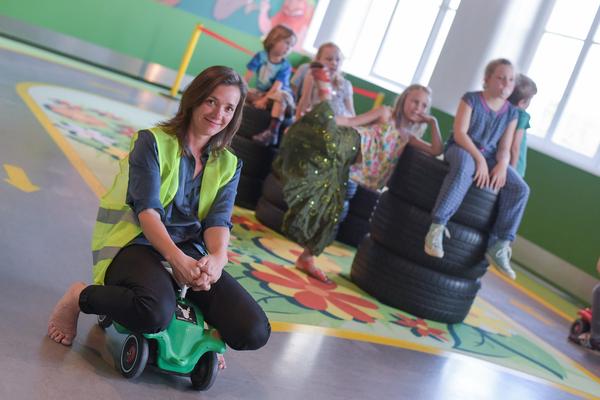 Technisches Museum Wien: eSeL - SuperSensorKart @ Love Me Sensor. Un/Tragbare Technologien (30.5.2018) https://www.technischesmuseum.at/event/love-me-sensor-abendveranstaltungen | Foto: eSeL - Joanna Pianka Foto: eSeL.at - Joanna Pianka