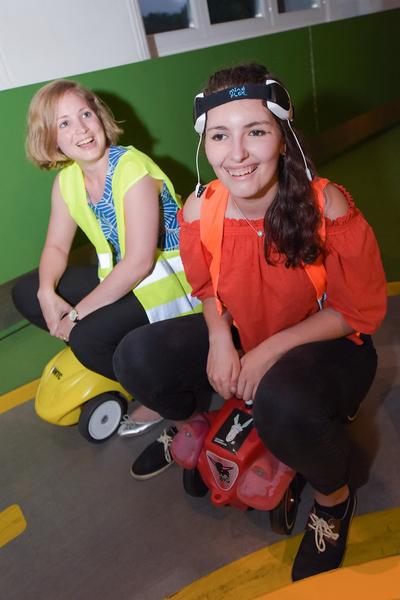 Technisches Museum Wien: eSeL - SuperSensorKart @ Love Me Sensor. Un/Tragbare Technologien (30.5.2018) https://www.technischesmuseum.at/event/love-me-sensor-abendveranstaltungen | Foto: eSeL - Joanna Pianka Foto: eSeL.at - Joanna Pianka