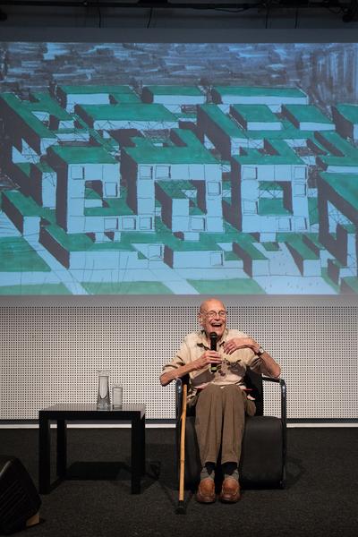 AzW: Kiesler-Preisverleihung -  Yona Friedman (5.6.018) https://esel.at/termin/96987 | Foto: eSeL Foto: eSeL.at - Lorenz Seidler