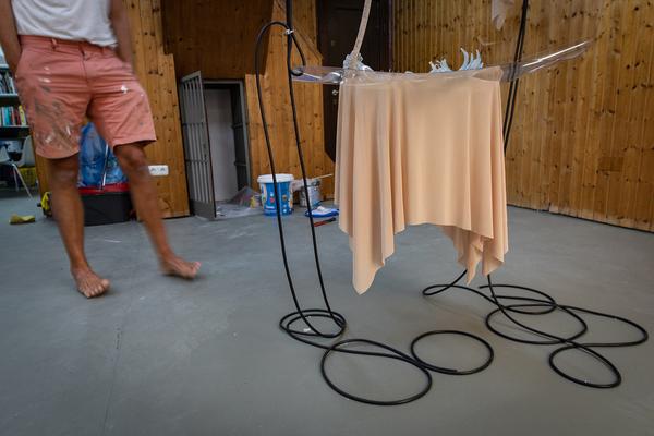 Exile Galerie: Pakui Hardware - A return to sweetness (Aufbau, Eröffnung ab 14.9.2018) https://esel.at/termin/98178 | Foto: eSeL Foto: eSeL.at - Lorenz Seidler