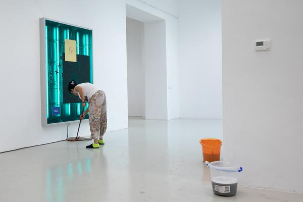 Galerie Lisa Kandlhofer: Hannah Perry & Simeon Barclay (8.6. - 10.11.2018) https://esel.at/termin/97898 | Foto: eSeL Foto: eSeL.at - Lorenz Seidler