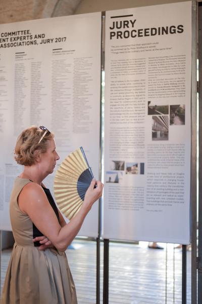 Architekturzentrum Wien: Europas beste Bauten. Mies van der Rohe Award 2017 (23.08. –  22.10.2018, Eröffnung) https://www.azw.at/de/termin/europas-beste-bauten | Foto: eSeL Foto: Joanna Pianka