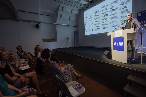 Architekturzentrum Wien: Europas beste Bauten. Mies van der Rohe Award 2017 (23.08. –  22.10.2018, Eröffnung) https://www.azw.at/de/termin/europas-beste-bauten | Foto: eSeL Foto: Joanna Pianka
