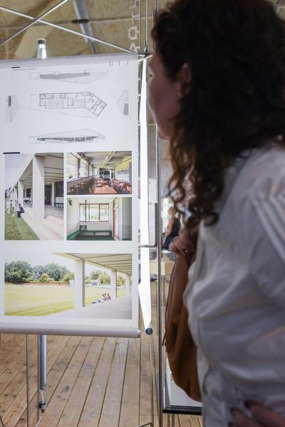 Architekturzentrum Wien: Europas beste Bauten. Mies van der Rohe Award 2017 (23.08. –  22.10.2018, Eröffnung) https://www.azw.at/de/termin/europas-beste-bauten | Foto: eSeL Foto: Joanna Pianka