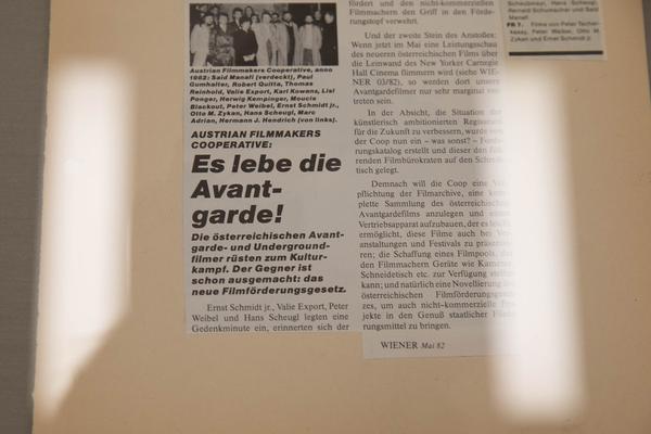 mumok: Film und mehr. Aus den Archiven von Kurt Kren und Ernst Schmidt jr. (12.7.2018. - 3.2.2018) Foto: eSeL Foto: eSeL.at - Lorenz Seidler