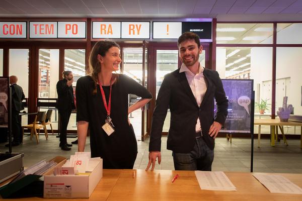 Eurozine2018: Gemeinsme Wagnisse - Europa Zuerst! Daniel Cohn-Bendit & Claus Leggewie (2.11.2018) https://esel.cc/B21_eurozine2018 | Foto: eSeL Foto: eSeL.at - Lorenz Seidler