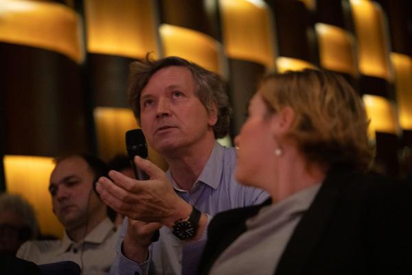 Eurozine2018: Gemeinsme Wagnisse - Europa Zuerst! Daniel Cohn-Bendit & Claus Leggewie (2.11.2018) https://esel.cc/B21_eurozine2018 | Foto: eSeL Foto: eSeL.at - Lorenz Seidler