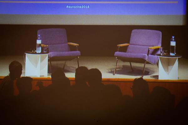 Eurozine2018: Gemeinsme Wagnisse - Europa Zuerst! Daniel Cohn-Bendit & Claus Leggewie (2.11.2018) https://esel.cc/B21_eurozine2018 | Foto: eSeL Foto: eSeL.at - Lorenz Seidler