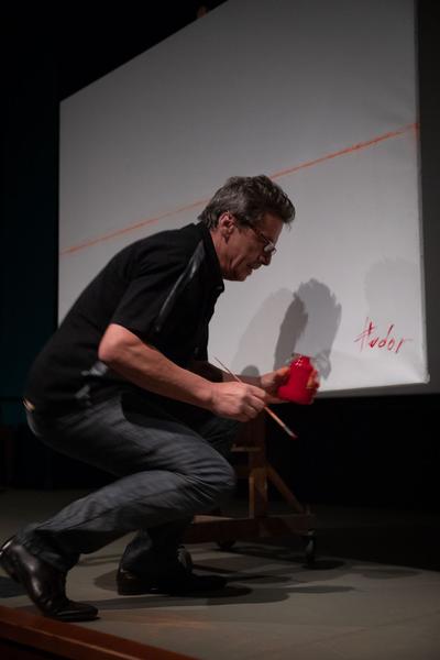 Belvedere 21: Gemeinsame Wagnisse - Reinventing Utopian Thinking: Was Utopie ist. Elektro-philosophische Odyssee (21.9.2018) https://esel.me/termin/98246 | Foto: eSeL Foto: eSeL.at - Lorenz Seidler