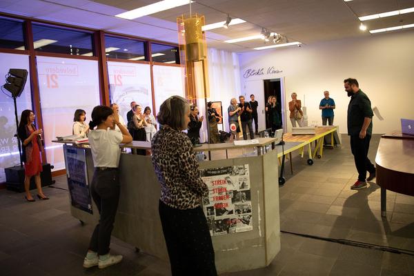 Belvedere 21: Gemeinsame Wagnisse - Reinventing Utopian Thinking: Was Utopie ist. Elektro-philosophische Odyssee (21.9.2018) https://esel.me/termin/98246 | Foto: eSeL Foto: eSeL.at - Lorenz Seidler