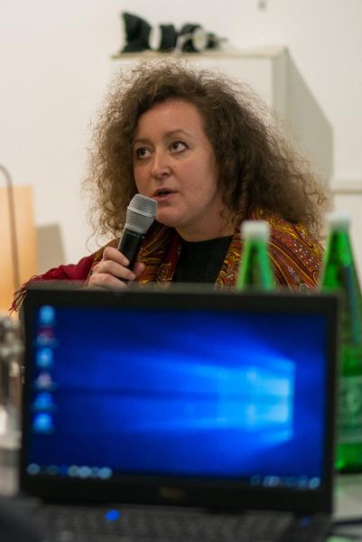 Gespräche zur Kunst im öffentlichen Raum: Nil Yalter (Kunst im öffentlichen Raum Niederösterreich im Kunstraum Niederösterreich, 15.11.2018) http://www.kunstraum.net/de/ausstellungen/gespraech-mit-nil-yalter | Foto: eSeL