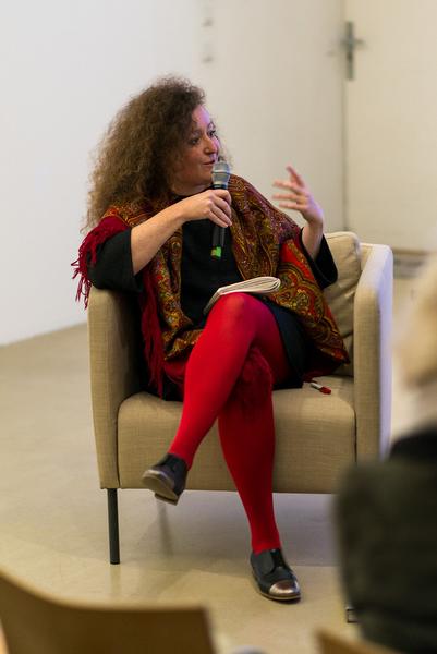 Gespräche zur Kunst im öffentlichen Raum: Nil Yalter (Kunst im öffentlichen Raum Niederösterreich im Kunstraum Niederösterreich, 15.11.2018) http://www.kunstraum.net/de/ausstellungen/gespraech-mit-nil-yalter | Foto: eSeL