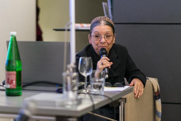 Gespräche zur Kunst im öffentlichen Raum: Nil Yalter (Kunst im öffentlichen Raum Niederösterreich im Kunstraum Niederösterreich, 15.11.2018) http://www.kunstraum.net/de/ausstellungen/gespraech-mit-nil-yalter | Foto: eSeL