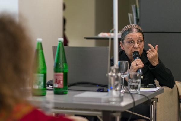 Gespräche zur Kunst im öffentlichen Raum: Nil Yalter (Kunst im öffentlichen Raum Niederösterreich im Kunstraum Niederösterreich, 15.11.2018) http://www.kunstraum.net/de/ausstellungen/gespraech-mit-nil-yalter | Foto: eSeL