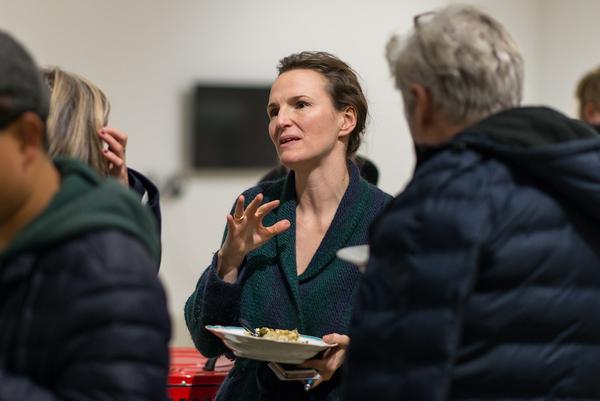 Gespräche zur Kunst im öffentlichen Raum: Nil Yalter (Kunst im öffentlichen Raum Niederösterreich im Kunstraum Niederösterreich, 15.11.2018) http://www.kunstraum.net/de/ausstellungen/gespraech-mit-nil-yalter | Foto: eSeL
