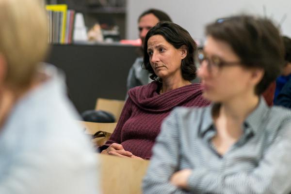 Gespräche zur Kunst im öffentlichen Raum: Nil Yalter (Kunst im öffentlichen Raum Niederösterreich im Kunstraum Niederösterreich, 15.11.2018) http://www.kunstraum.net/de/ausstellungen/gespraech-mit-nil-yalter | Foto: eSeL