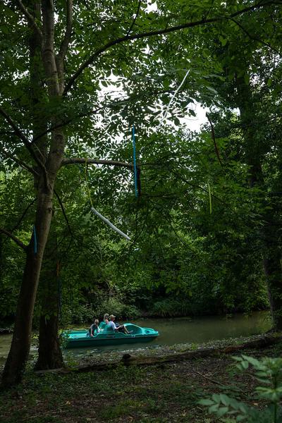 Green Art Tulln - Gartenkunstwerke im öffentlichen Raum: Peter Piek - Tree Talk (Mai - September 2018) https://www.tulln.at/green-art/green-art-erleben/gartenkunstwerke/ Foto: eSeL.at - Lorenz Seidler