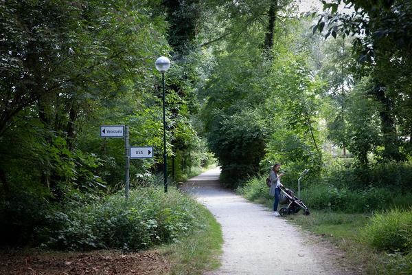 Green Art Tulln - Gartenkunstwerke im öffentlichen Raum: Nils Norman "From Gasoline to Sugar Beet" (Mai - September 2018) https://www.tulln.at/green-art/green-art-erleben/gartenkunstwerke/ Foto: eSeL.at - Lorenz Seidler