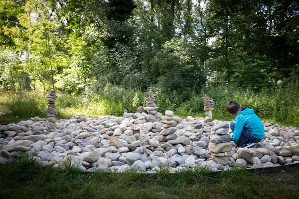 Green Art Tulln - Gartenkunstwerke im öffentlichen Raum: Doris Haidvogl "Nimm Dir Zeit" (Mai - September 2018) https://www.tulln.at/green-art/green-art-erleben/gartenkunstwerke/ Foto: eSeL.at - Lorenz Seidler