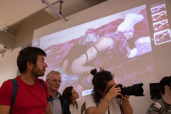 Kunstraum Niederösterreich: Otto Krause &  Milan Loviška - H13 performance "Furrious"  (6.9.2018) http://www.kunstraum.net/de/ausstellungen/61-h13-2018-otto-krause-und-milan-loviska | Foto: eSeL Foto: eSeL.at - Lorenz Seidler