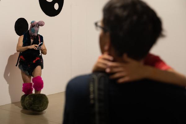Kunstraum Niederösterreich: Otto Krause &  Milan Loviška - H13 performance "Furrious"  (6.9.2018) http://www.kunstraum.net/de/ausstellungen/61-h13-2018-otto-krause-und-milan-loviska | Foto: eSeL Foto: eSeL.at - Lorenz Seidler