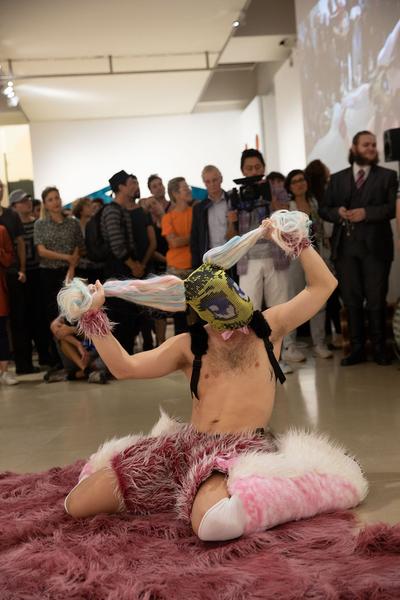 Kunstraum Niederösterreich: Otto Krause &  Milan Loviška - H13 performance "Furrious"  (6.9.2018) http://www.kunstraum.net/de/ausstellungen/61-h13-2018-otto-krause-und-milan-loviska | Foto: eSeL Foto: eSeL.at - Lorenz Seidler
