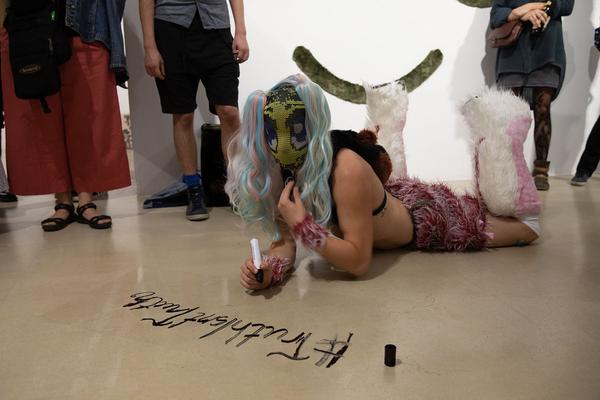 Kunstraum Niederösterreich: Otto Krause &  Milan Loviška - H13 performance "Furrious"  (6.9.2018) http://www.kunstraum.net/de/ausstellungen/61-h13-2018-otto-krause-und-milan-loviska | Foto: eSeL Foto: eSeL.at - Lorenz Seidler