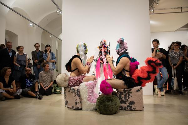 Kunstraum Niederösterreich: Otto Krause &  Milan Loviška - H13 performance "Furrious"  (6.9.2018) http://www.kunstraum.net/de/ausstellungen/61-h13-2018-otto-krause-und-milan-loviska | Foto: eSeL Foto: eSeL.at - Lorenz Seidler