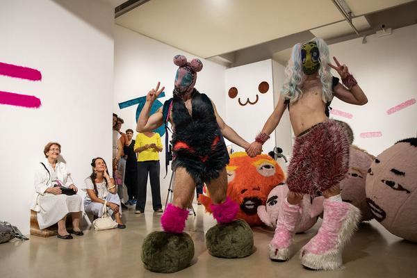 Kunstraum Niederösterreich: Otto Krause &  Milan Loviška - H13 performance "Furrious"  (6.9.2018) http://www.kunstraum.net/de/ausstellungen/61-h13-2018-otto-krause-und-milan-loviska | Foto: eSeL Foto: eSeL.at - Lorenz Seidler