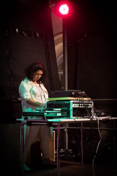 Kunstraum Niederösterreich: H13 Performance Award 2018 - DJane: Joie de Fille (6.9.2018) http://www.kunstraum.net/de/ausstellungen/61-h13-2018-otto-krause-und-milan-loviska | Foto: eSeL Foto: eSeL.at - Lorenz Seidler