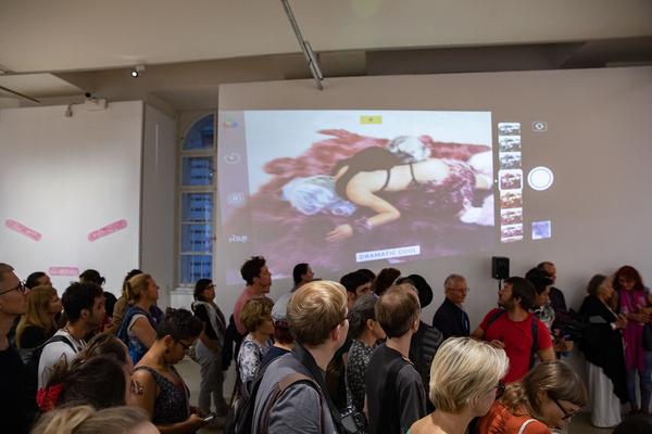 Kunstraum Niederösterreich: Otto Krause &  Milan Loviška - H13 performance "Furrious"  (6.9.2018) http://www.kunstraum.net/de/ausstellungen/61-h13-2018-otto-krause-und-milan-loviska | Foto: eSeL Foto: eSeL.at - Lorenz Seidler