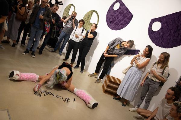 Kunstraum Niederösterreich: Otto Krause &  Milan Loviška - H13 performance "Furrious"  (6.9.2018) http://www.kunstraum.net/de/ausstellungen/61-h13-2018-otto-krause-und-milan-loviska | Foto: eSeL Foto: eSeL.at - Lorenz Seidler