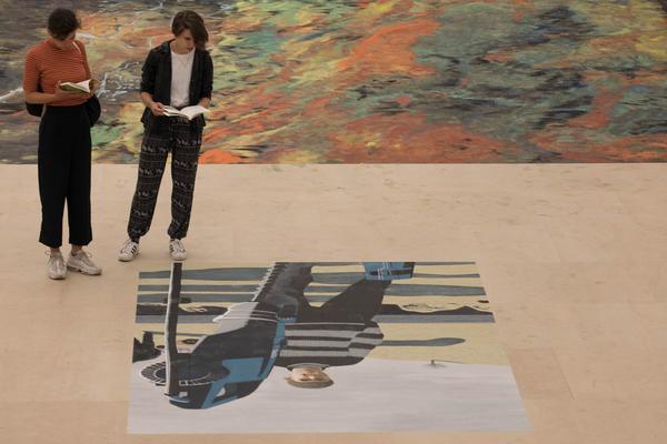 Galerie Meyer-Kainer: Heimo Zobernig (23.3. - 30.5.2018) https://esel.at/termin/95543 | Foto: eSeL Foto: eSeL.at - Lorenz Seidler